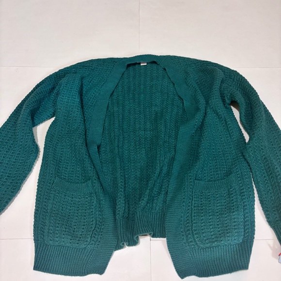 Cat & Jack Teal Women's Cardigan - Picture 3 of 9